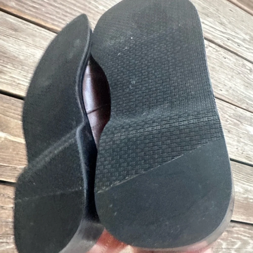 Cole Haan Brown Leather Fisherman Sandals